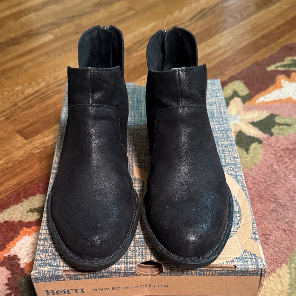 Born Black Ankle Booties